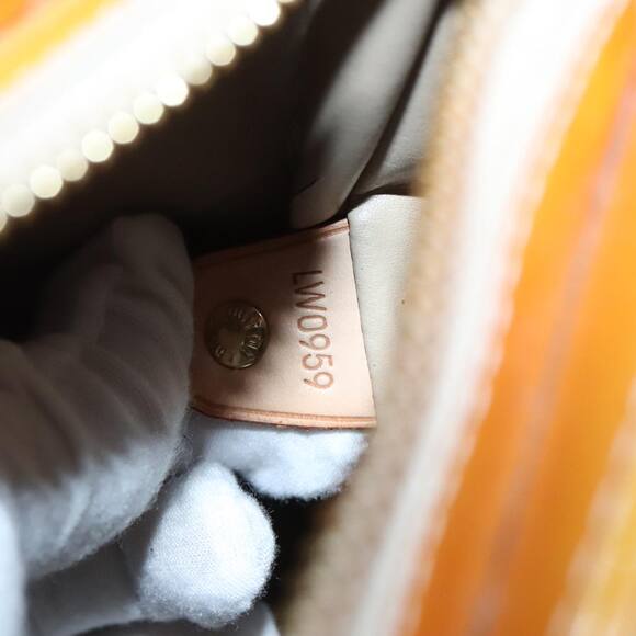 LOUIS VUITTON Monogram Vernis Houston Hand Bag Beige M91004 - Picture 12 of 16